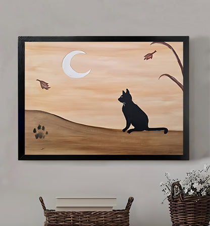 W404 Natural Wood Grain Canvas Decorative Painting – Abstract Art | Ideal for Living Rooms and Offices