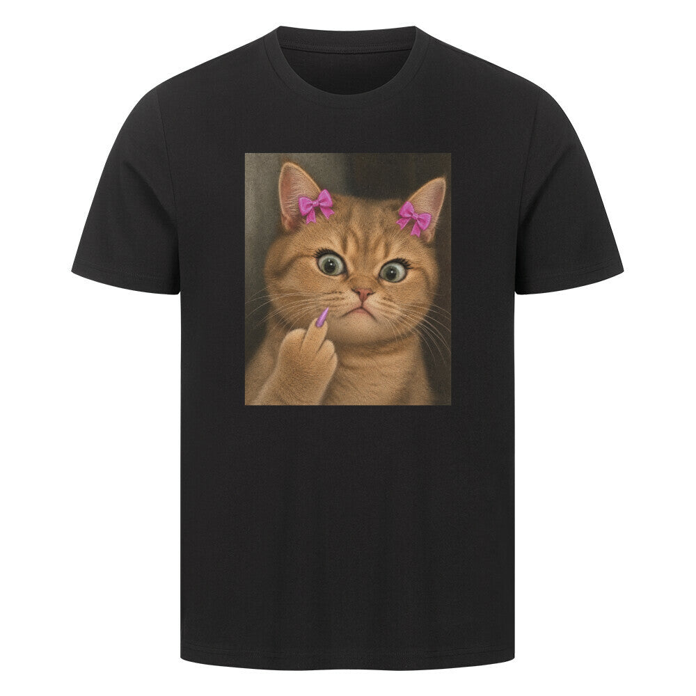 Freches Katzengesicht T-Shirt