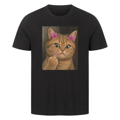 Freches Katzengesicht T-Shirt