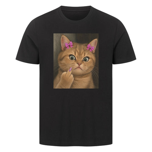Freches Katzengesicht T-Shirt