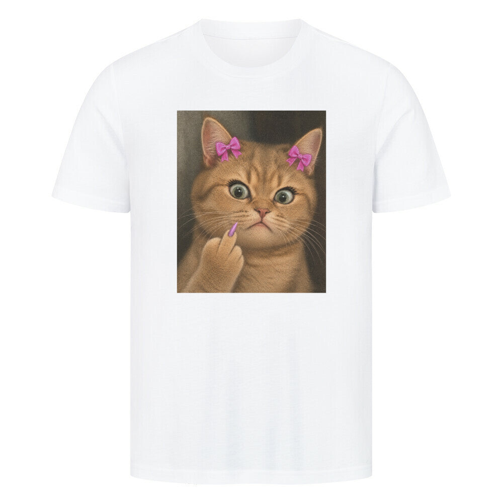 Freches Katzengesicht T-Shirt