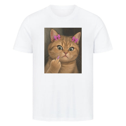 Freches Katzengesicht T-Shirt