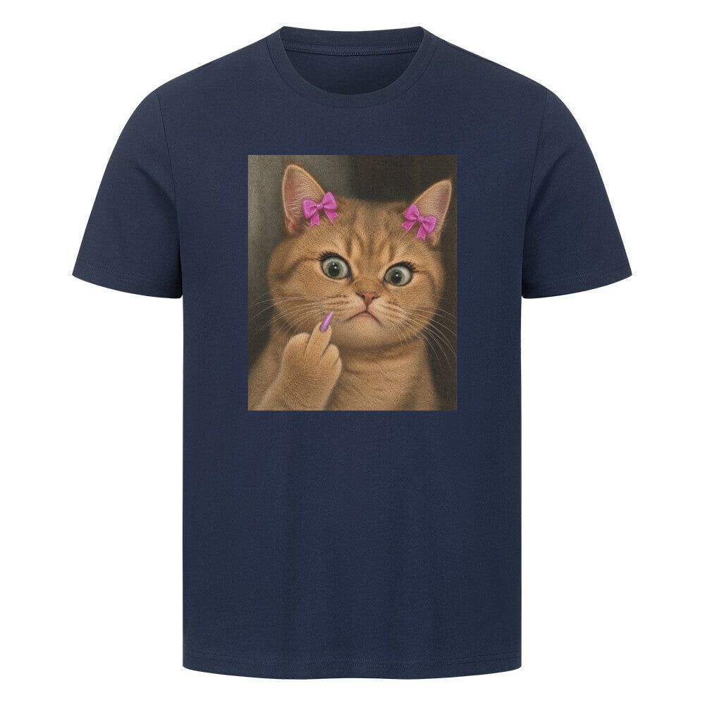 Freches Katzengesicht T-Shirt