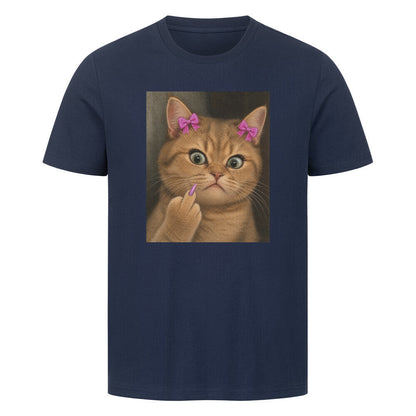 Freches Katzengesicht T-Shirt