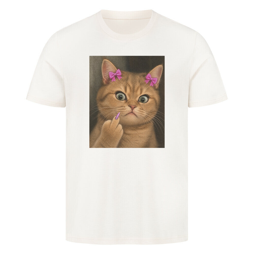 Freches Katzengesicht T-Shirt