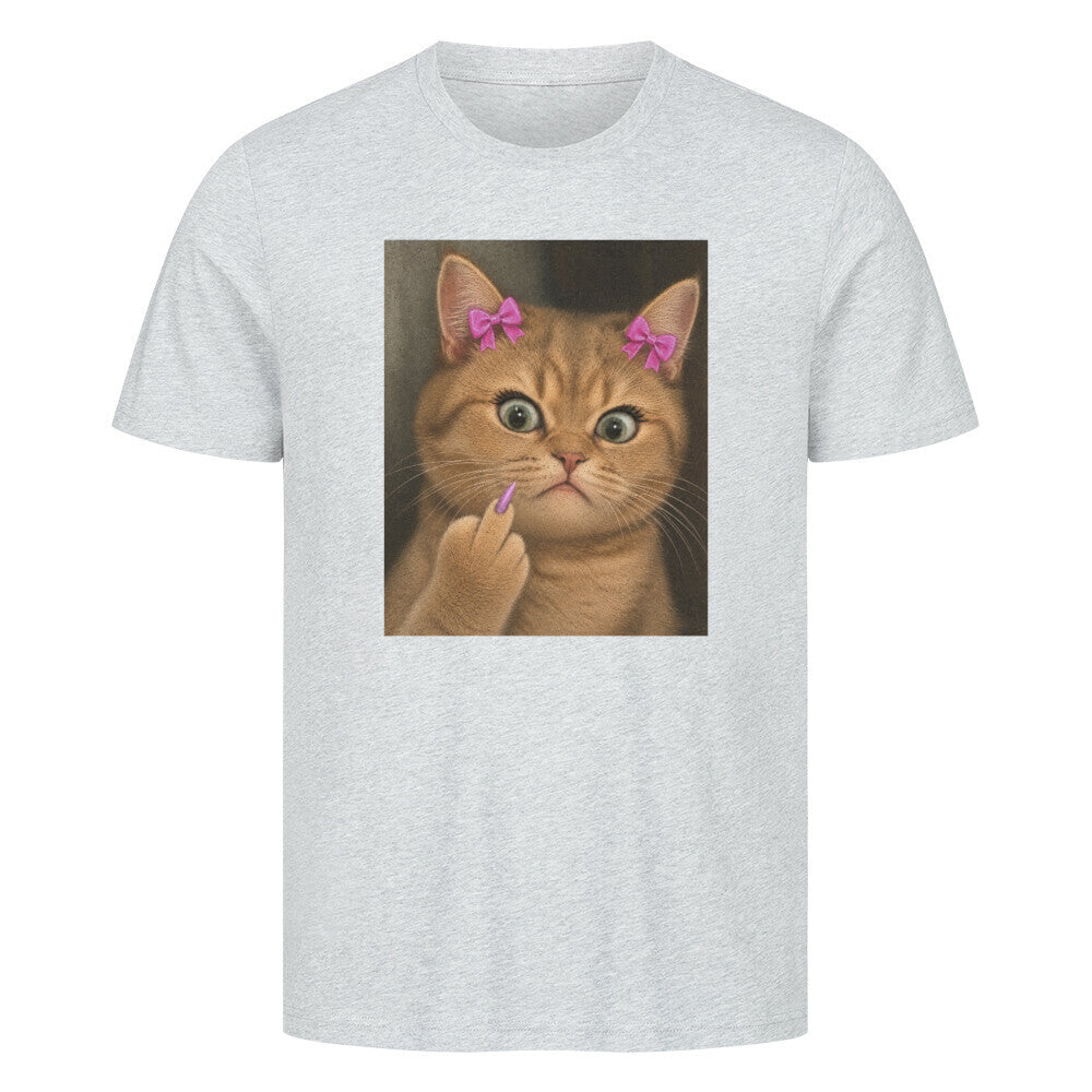 Freches Katzengesicht T-Shirt