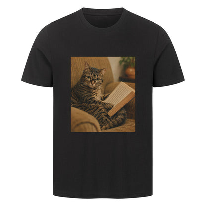 Katze am lesen T-Shirt