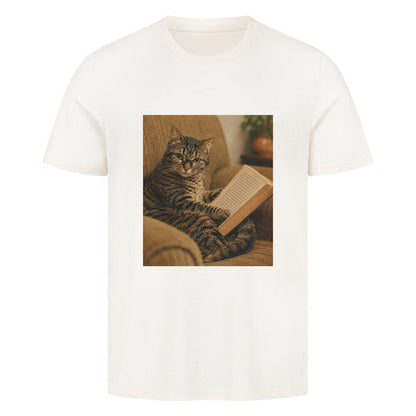Katze am lesen T-Shirt