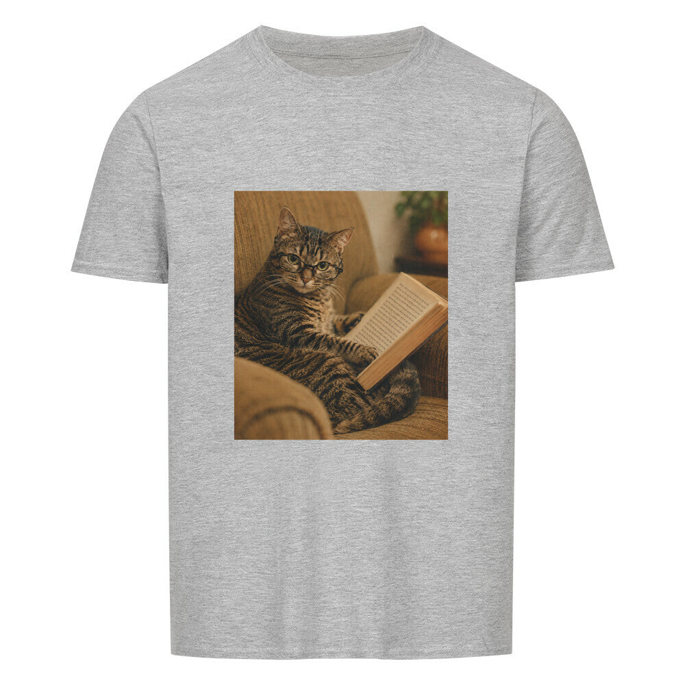 The Scholar Cat Basic Shirt Unisex