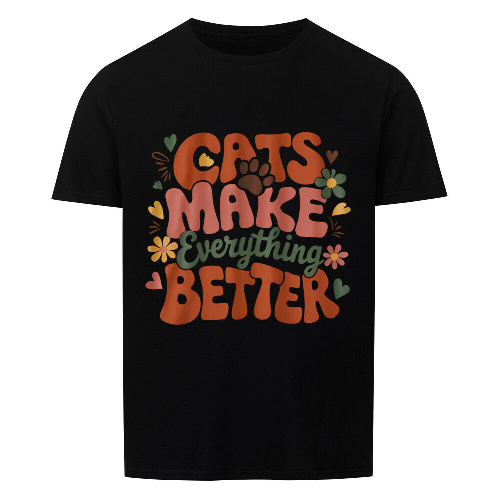 Cats Make Everything Better Basic Shirt Unisex