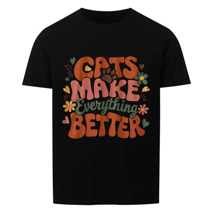 Cats Make Everything Better Basic Shirt Unisex
