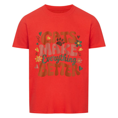 Cats Make Everything Better Basic Shirt Unisex