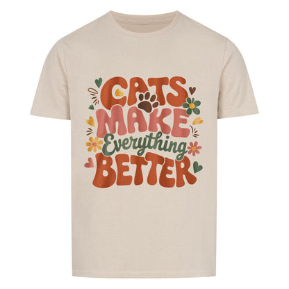 Cats Make Everything Better Basic Shirt Unisex