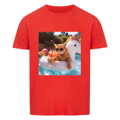 Cool Cat Summer Vibes Basic Shirt Unisex