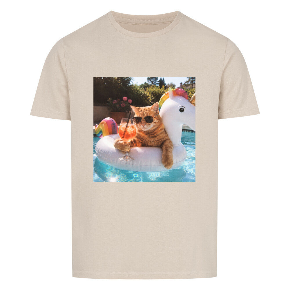 Cool Cat Summer Vibes Basic Shirt Unisex