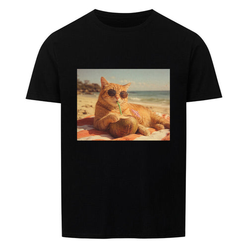 Vacation Mode Cat Basic Shirt Unisex
