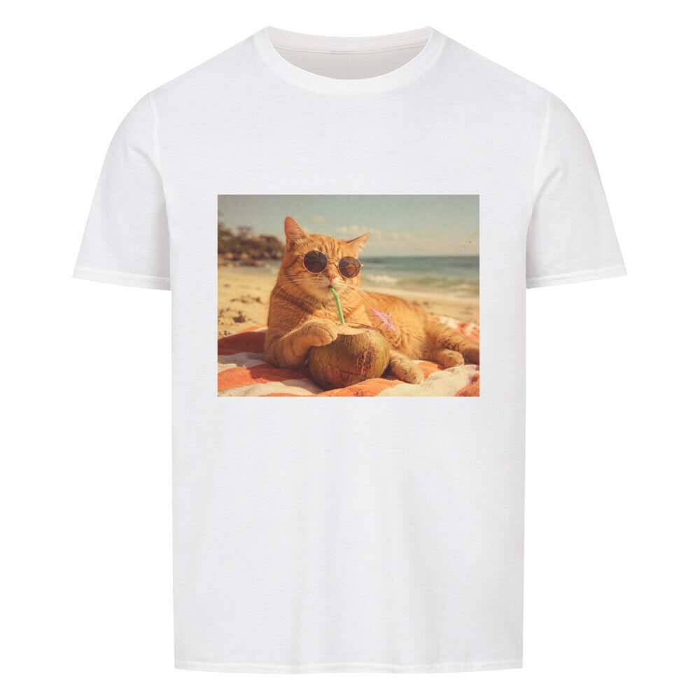 Vacation Mode Cat Basic Shirt Unisex