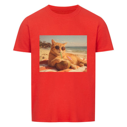 Vacation Mode Cat Basic Shirt Unisex