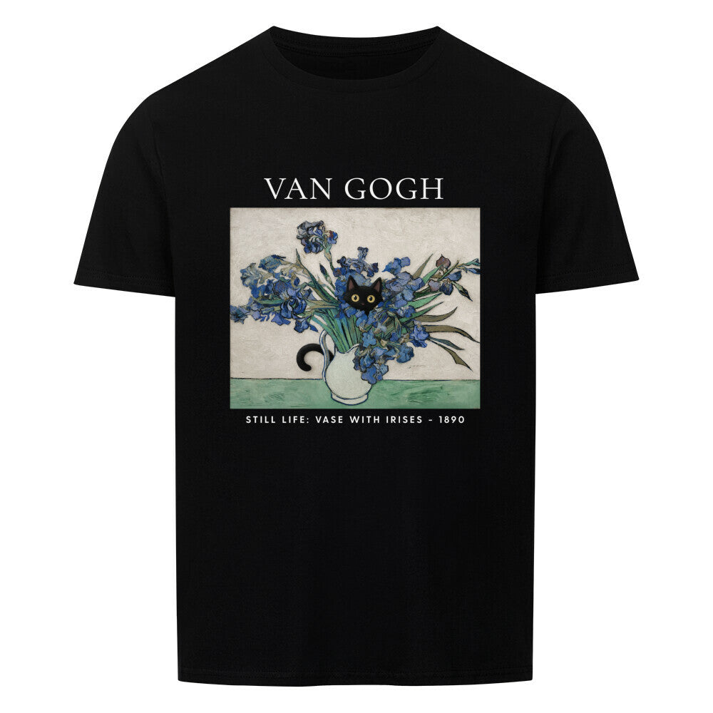 Vase With Irises Basic Shirt Unisex