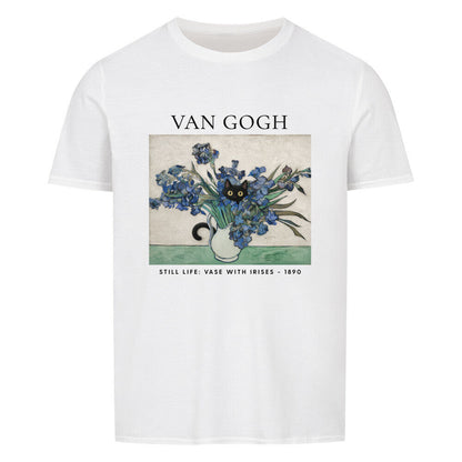 Vase With Irises Basic Shirt Unisex