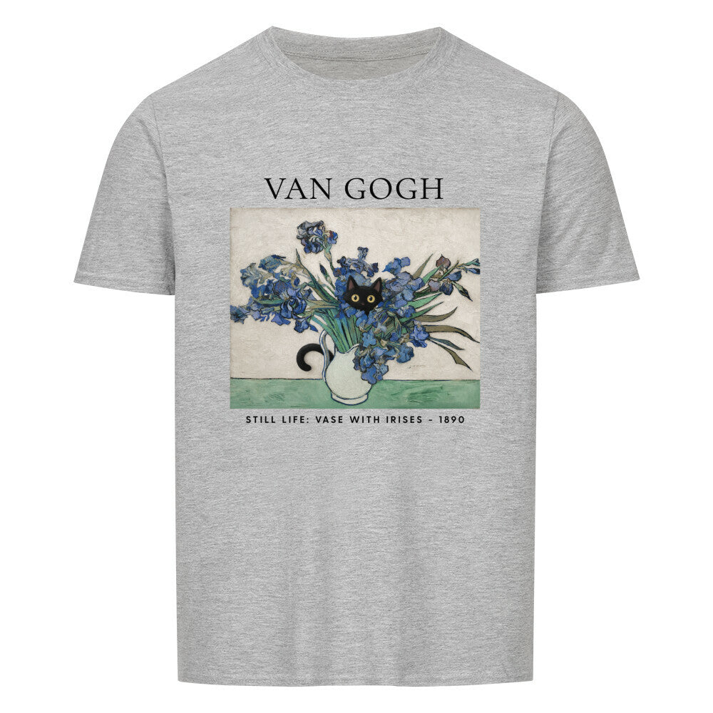 Vase With Irises Basic Shirt Unisex
