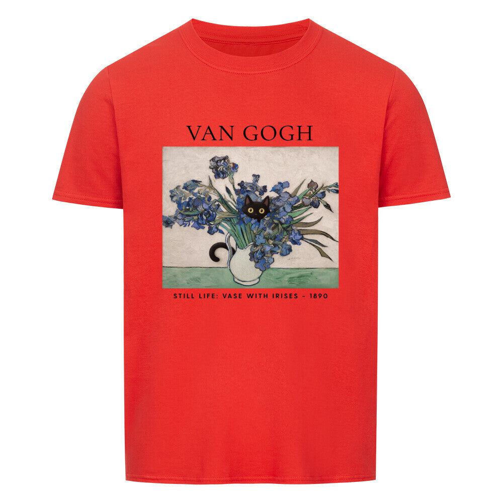 Vase With Irises Basic Shirt Unisex