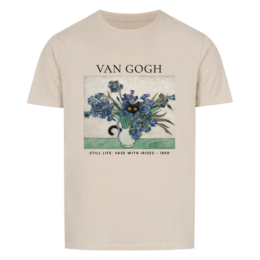 Vase With Irises Basic Shirt Unisex