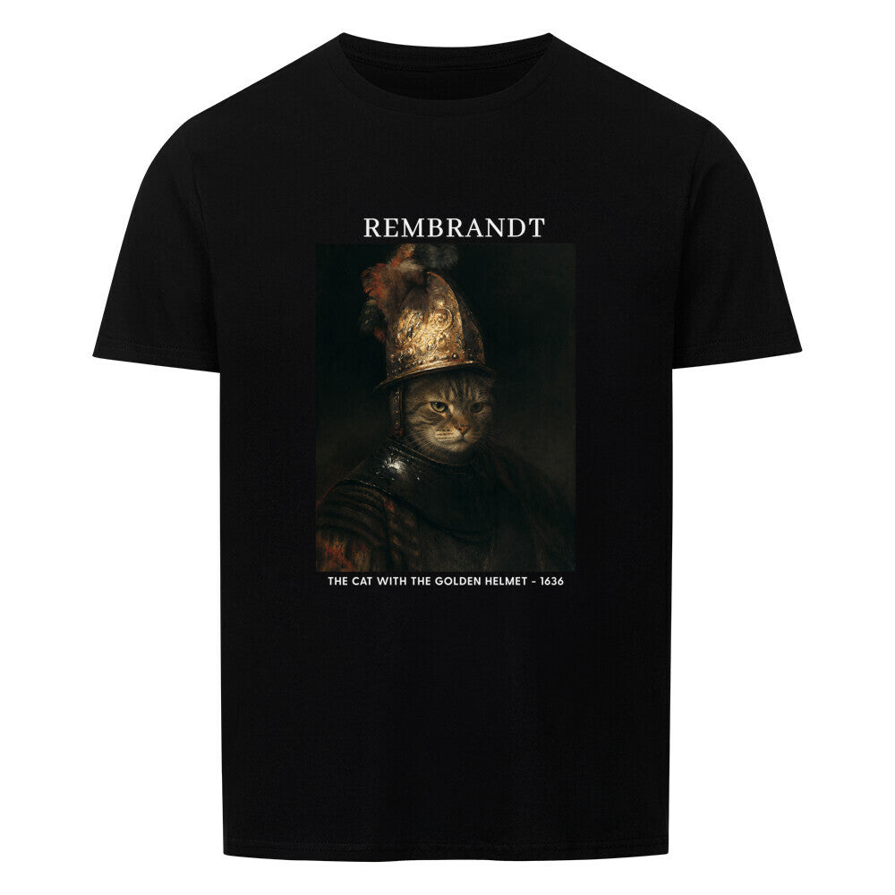 The Cat With The Golden Helmet Basic Shirt Unisex