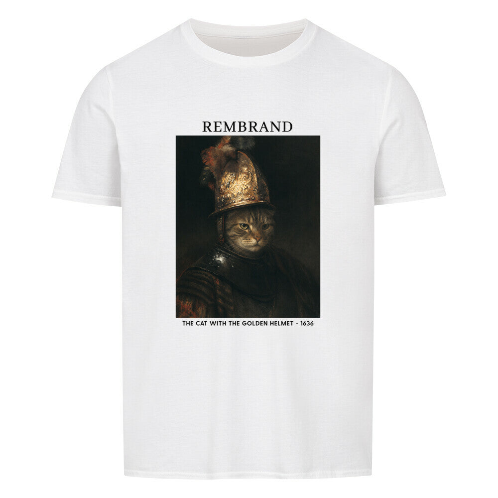 The Cat With The Golden Helmet Basic Shirt Unisex