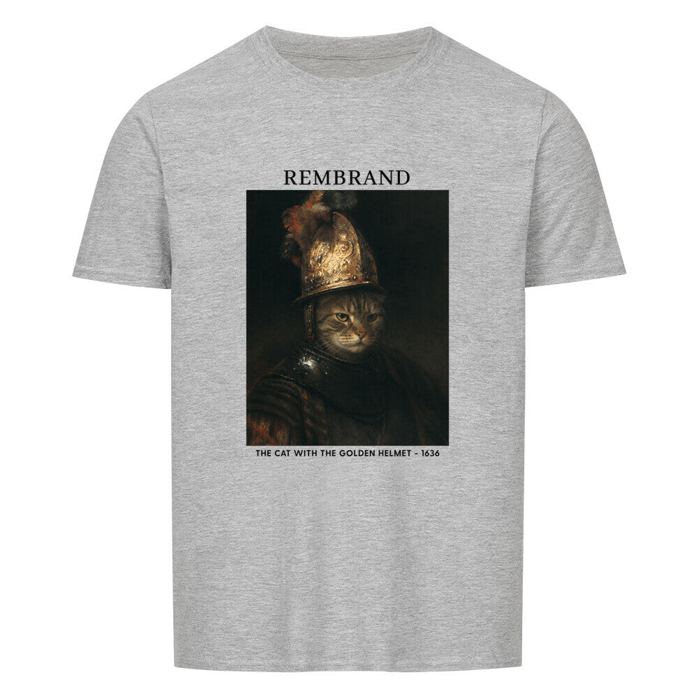 The Cat With The Golden Helmet Basic Shirt Unisex