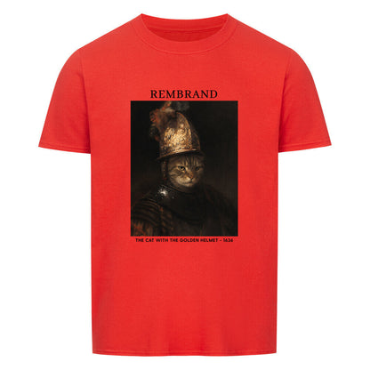 The Cat With The Golden Helmet Basic Shirt Unisex