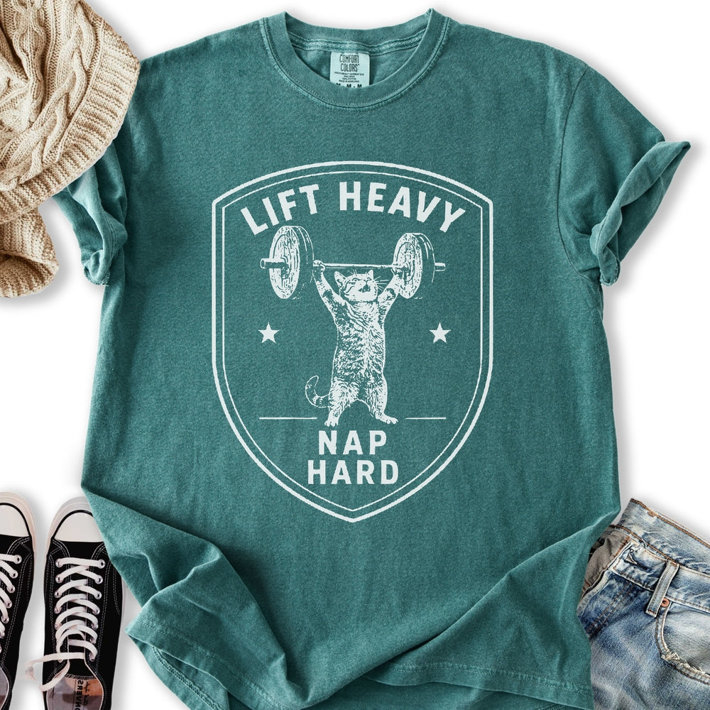 Lift Heavy Nap Hard Relaxed Tee