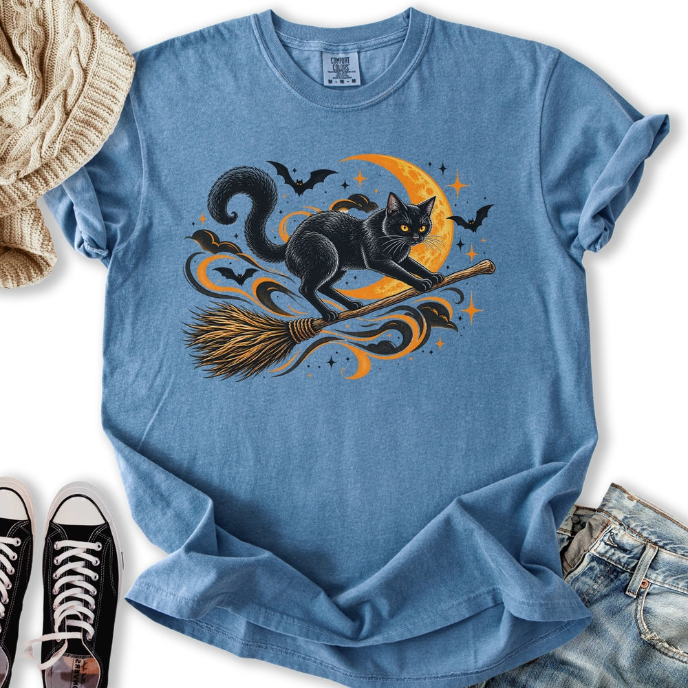 Flying Black Cat Relaxed Tee