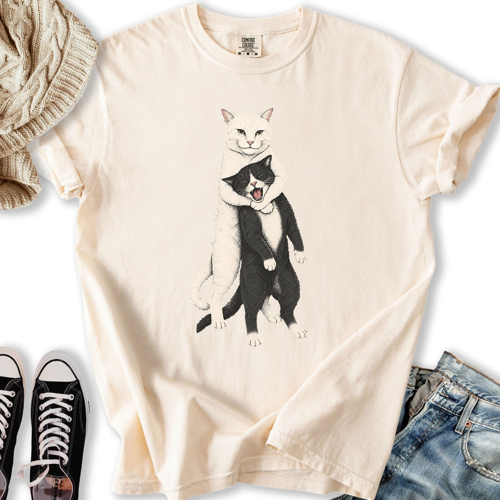 White Cat Headlock Relaxed Tee