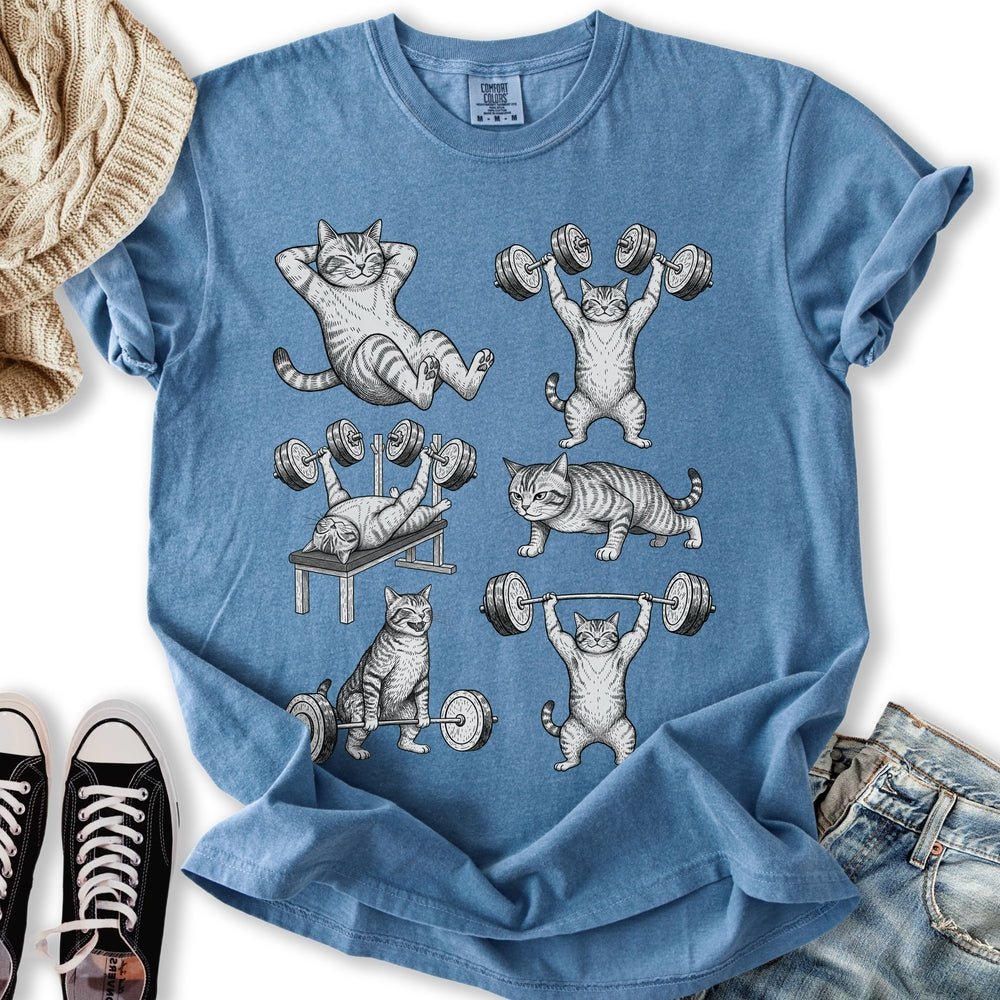 Gymrat Cat Relaxed Tee