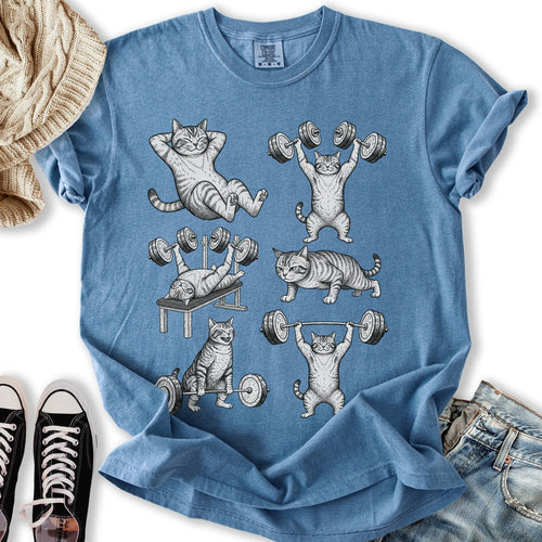 Gymrat Cat Relaxed Tee