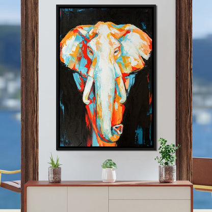 Elephant v2 Canvas Wall Art