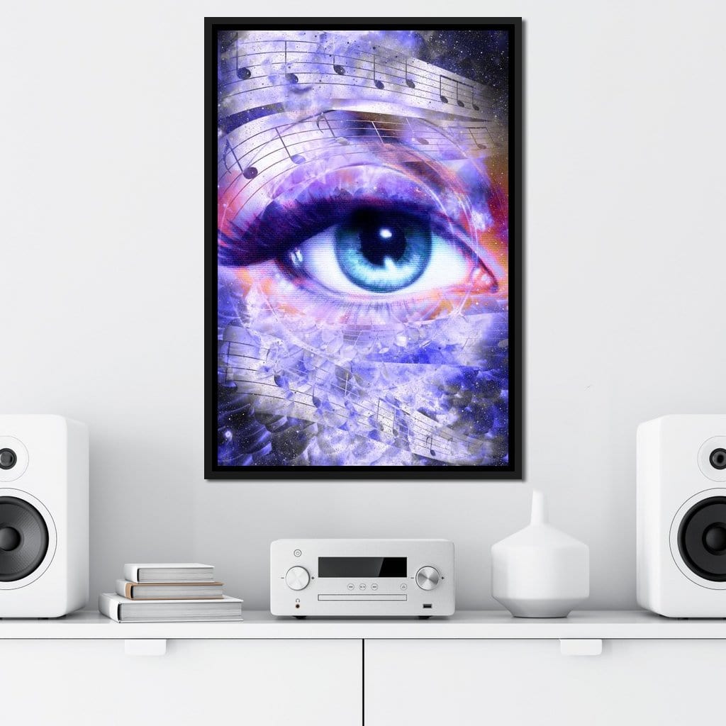 Musical Eye Canvas Wall Art