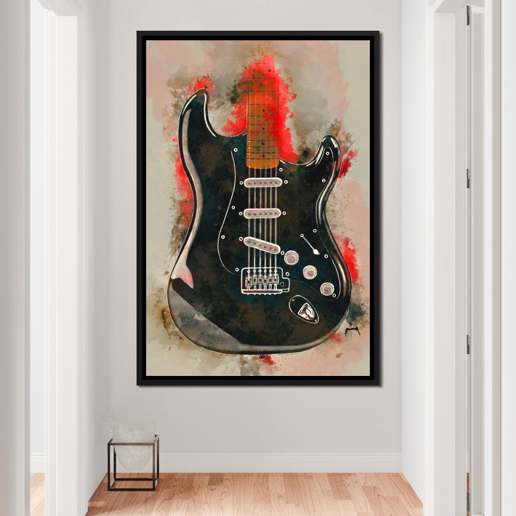David Gilmour's Guitar Canvas Wall Art