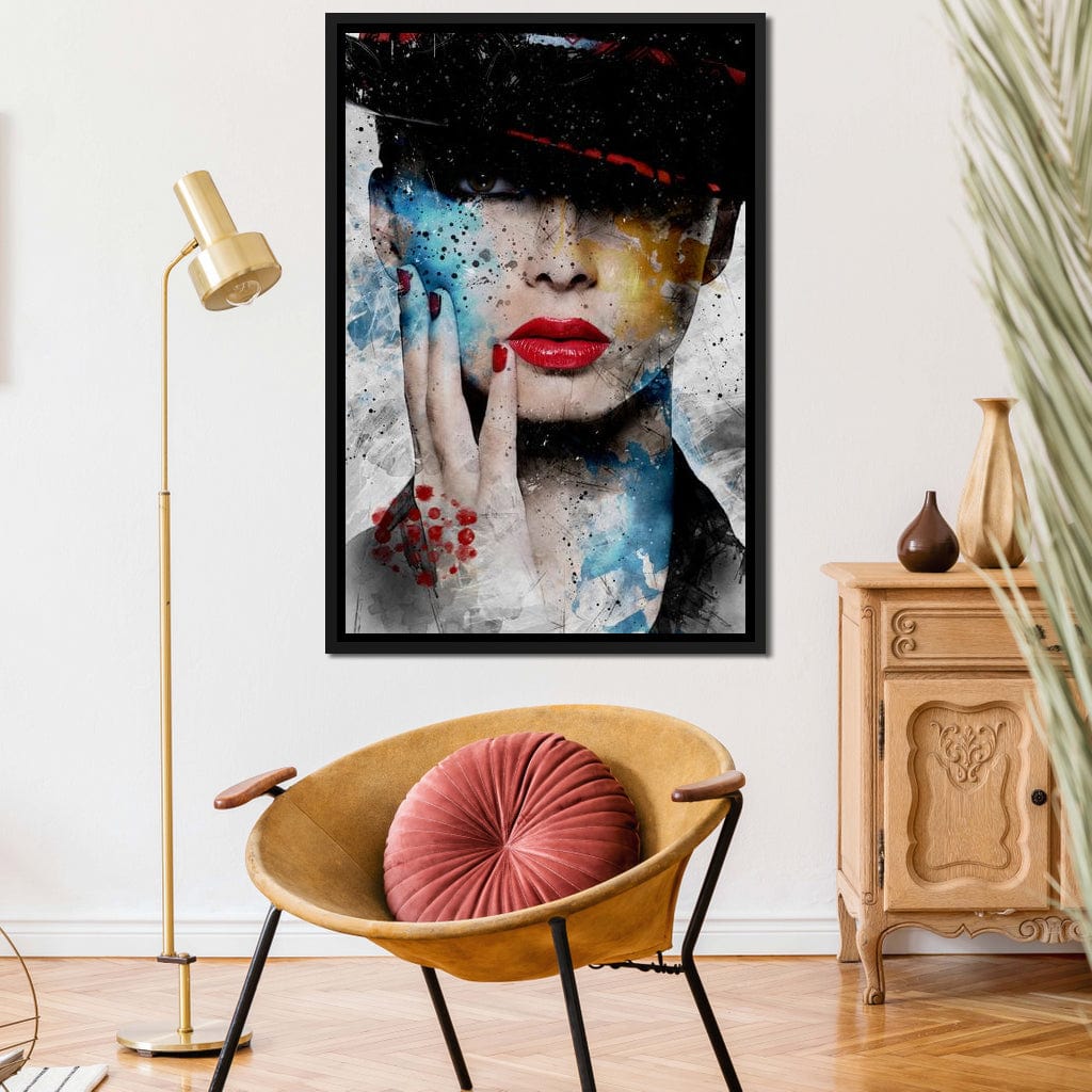 Fashion Portrait Canvas Wall Art