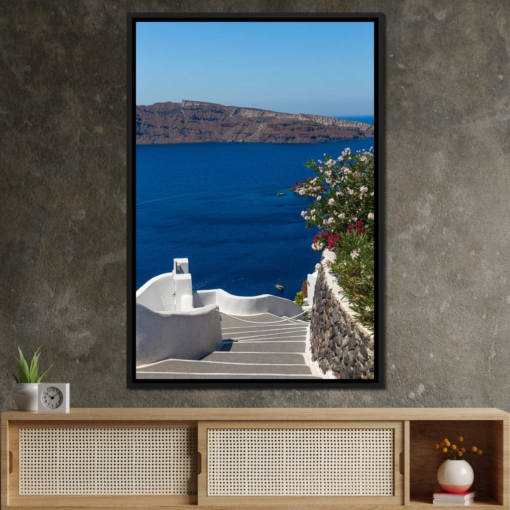 Santorini Canvas Wall Art
