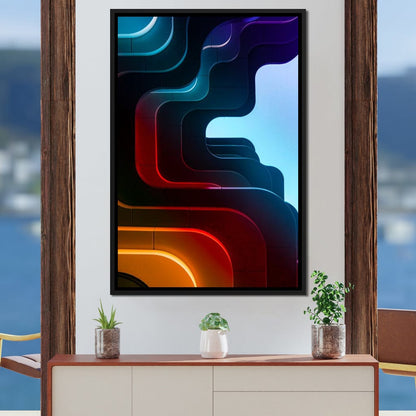 Abstract Architecture 01 Canvas Wall Art
