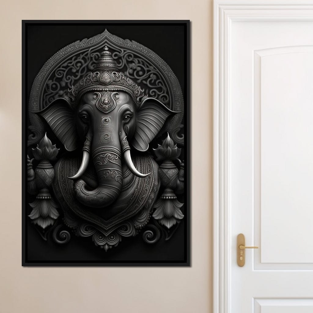 Ganesha's Might Canvas Wall Art