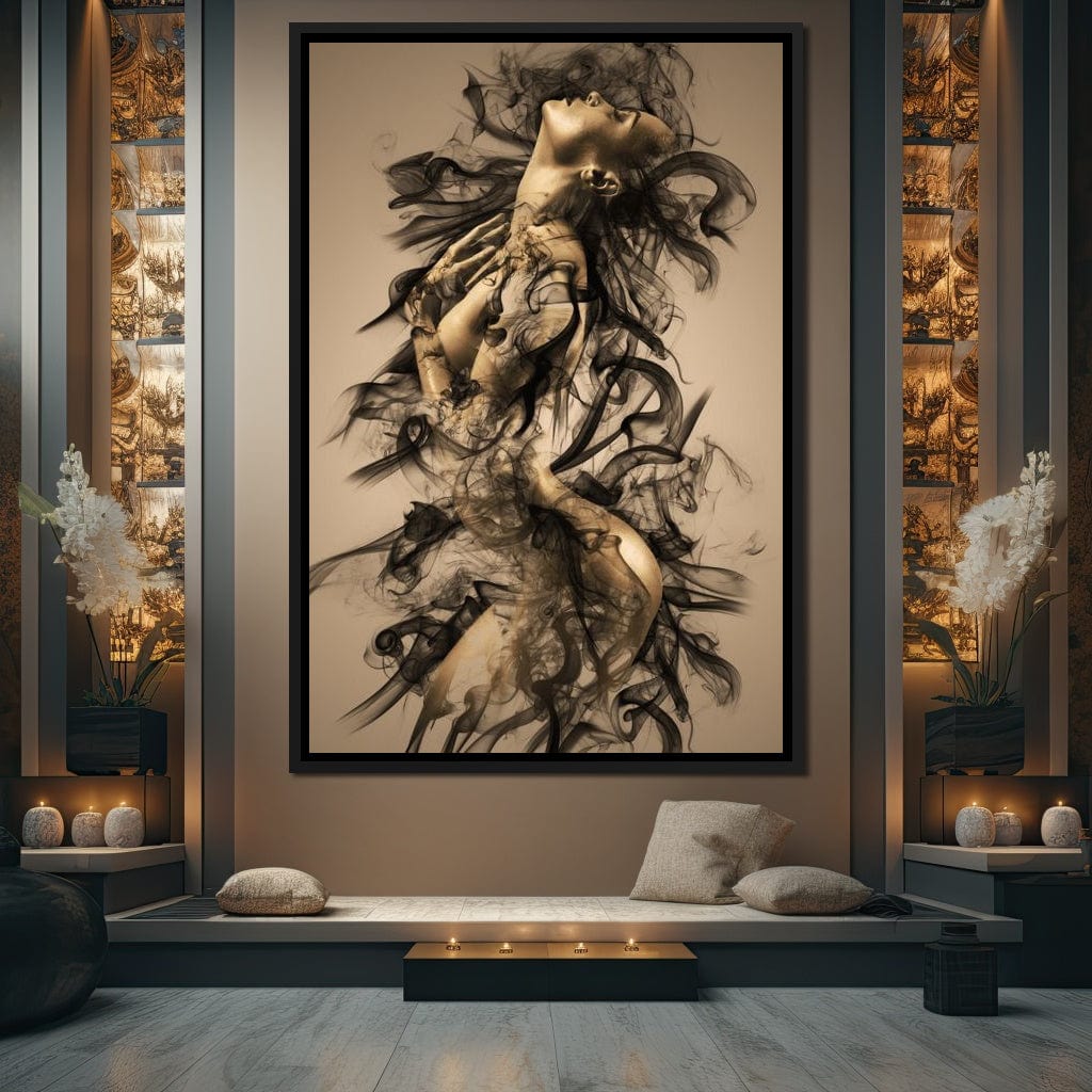 The Smoke Collection 01 Canvas Wall Art
