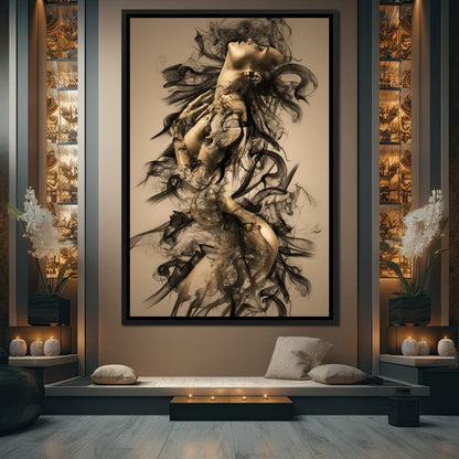 The Smoke Collection 01 Canvas Wall Art