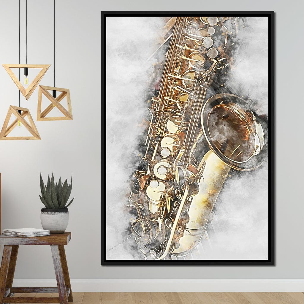 Saxophone - Mateo Canvas Wall Art