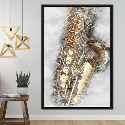 Saxophone - Mateo Canvas Wall Art