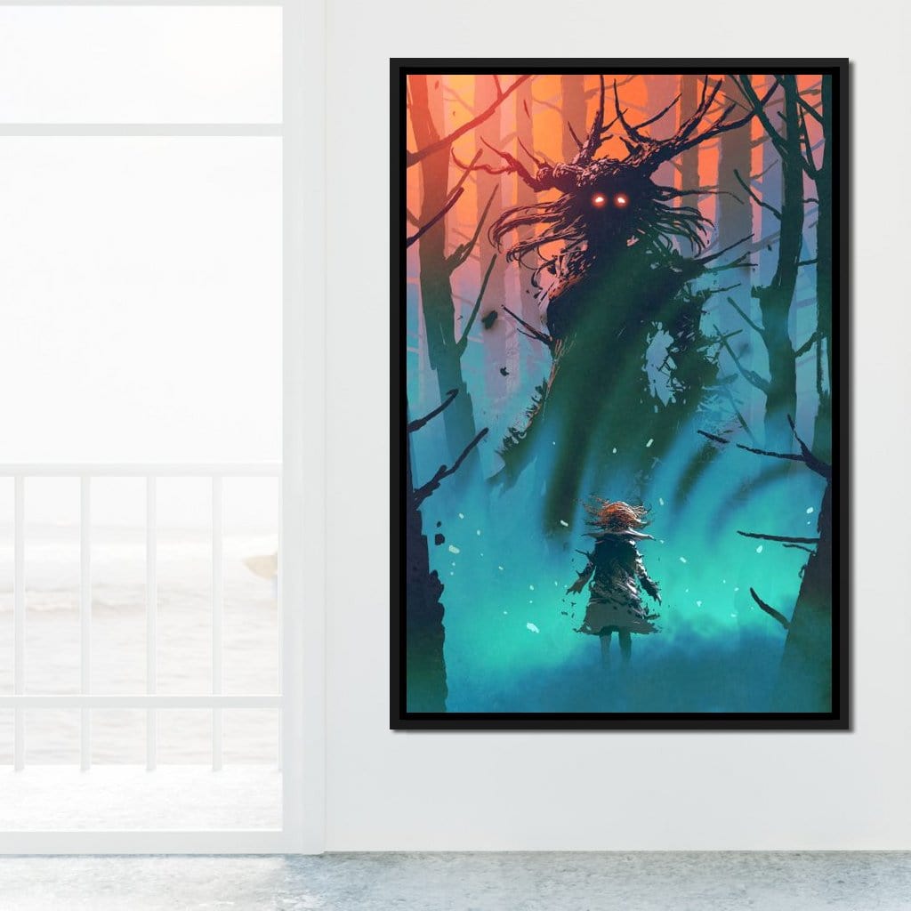 Witch in the Woods Canvas Wall Art
