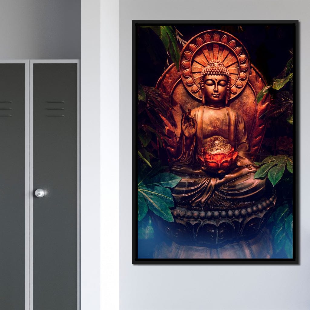 Zen Buddha Meditation Canvas Wall Art