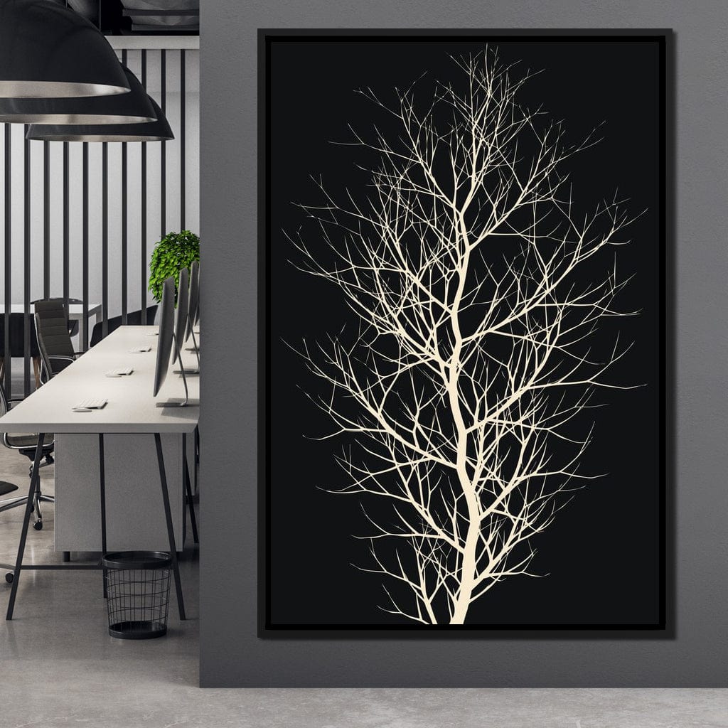 The Black Tree Canvas Wall Art